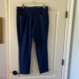 NWT Mizzen + Main Helmsman Slim 5 Pocket Pants In Brown Size 38x32